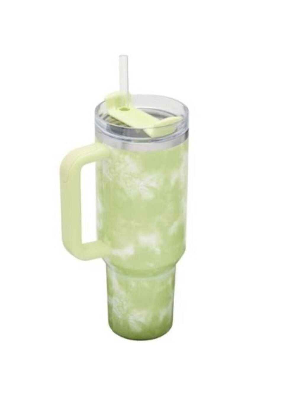 STANLEY 40oz Stainless Steel H2.0 FlowState Quencher Tumbler Citron Tie Dye - Picture 2 of 15